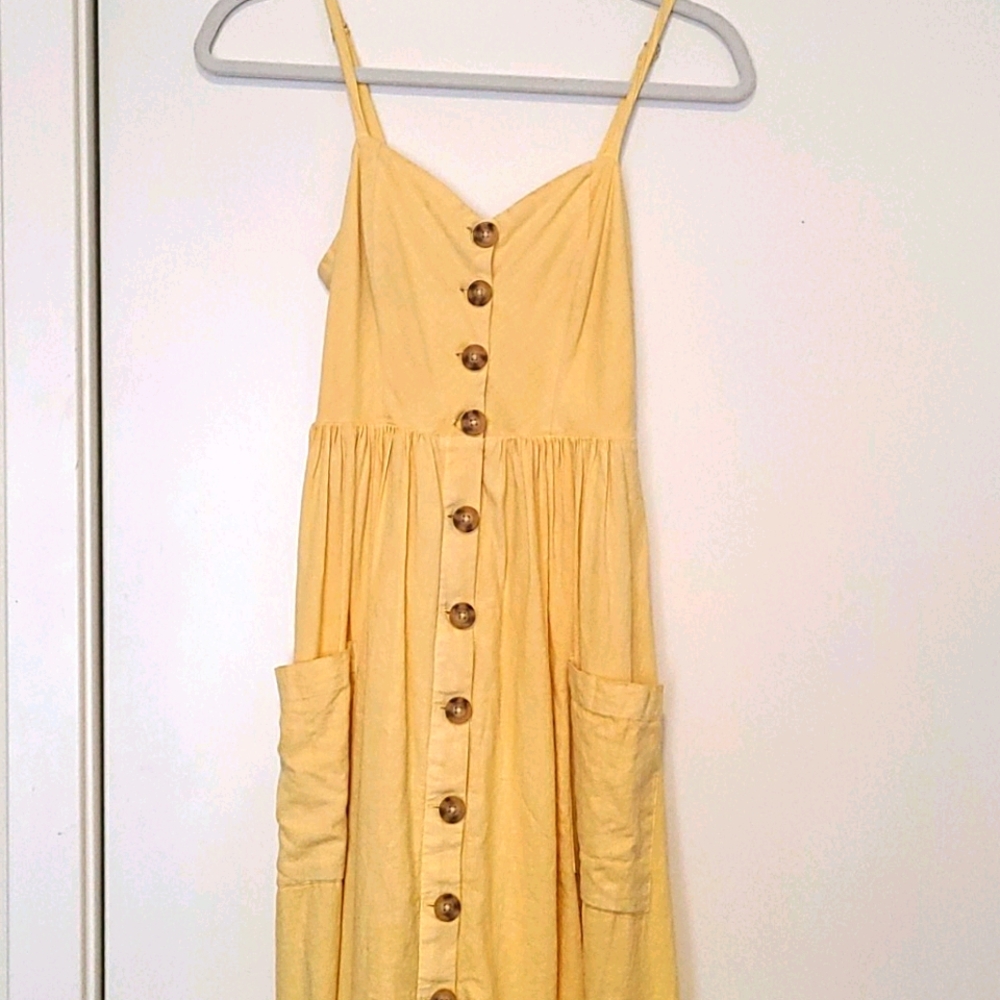 Lined Midi Bustier Dress